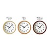 KATOMOKU Muku Clock 16 Oak km-108OARCS Wall Clock Continuous Second
