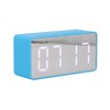 Alarm Clock Blue HD Mirror 2 in 1 Smart LED