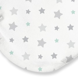 SwaddleMe Original Organic Swaddle – Size Small/Medium, 0-3 Months, 2-Pack (Starry Skies )