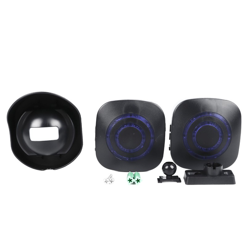Infrared Detector Alarm to 240V Black Waterproof Separate Design 38