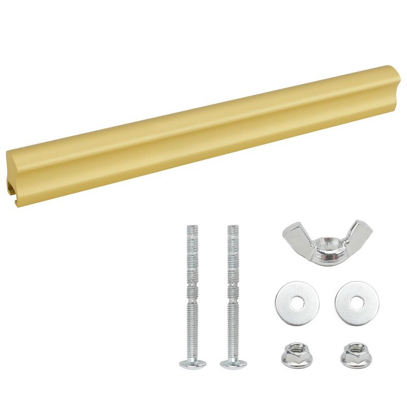 Peaha 10 Pack Adjustable Cabinet Pulls Overall length 102mm(4inch) Matte