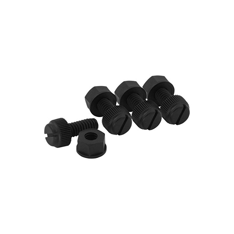 Bolt Motorcycle Hardware License Plate Bolts/Nuts 4/PK