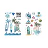 LC007 08 Surf Tattoos, Palm Trees Tattoos, Waves, Surfboard Tattoos,