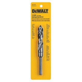 DEWALT DW1623 11/16-Inch Black Oxide 1/2-Inch Shank Reduced Shank Twist Drill Bit
