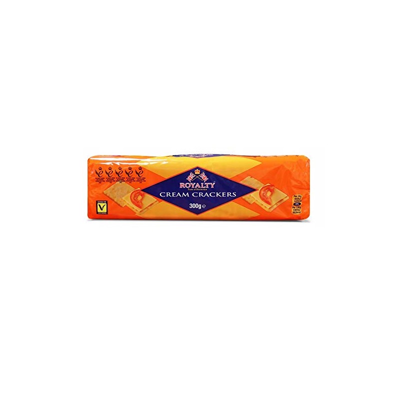 Royalty Cream Crackers 300g (Pack of 6)