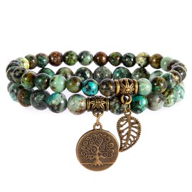 Farfume Chakra Gemstone Bracelet, Real Stones, for Women, Size 21 cm, Gemstone