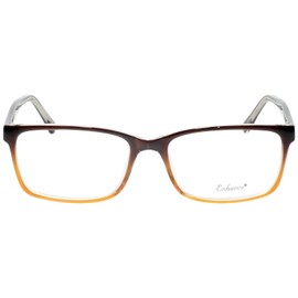 Calabria Enhance 4038 Rectangular Reading Glasses +5.00 Brown Gradient Crystal Men