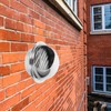 TEHAUX Extractor Cover Stainless Steel Round Design Windproof Soffit Vent