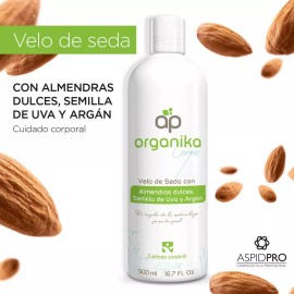 Aspidpro Organika Corpo Aceite Gel Velo Seda Masaje