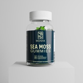 MDAHX SEA MOSS GUMMIES APPLE FLAVOUR GMO Free Organic Vegan Friendly