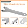 4.5" 5" 7" 5/8"-11 Universal Angle Grinder Wrench Kit (1