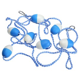 NovelBee 20ft Swimming Pool Safety Float Line Divider Rope with Floats and Hooks