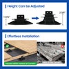 Muzata 10Pack Raising from 1.2" to 2.4" Adjustable Deck Support