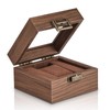 Baskiss Wooden Watch Case Watch Storage Box Collection Case Watch