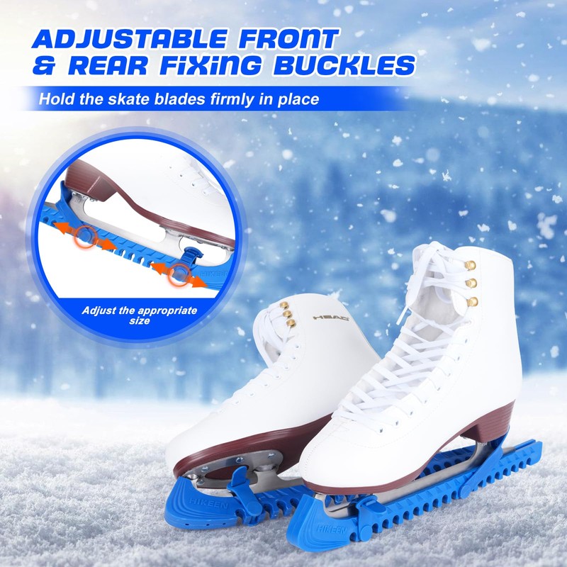 BOOSTEADY Ice Skate Protector, Adjustable Spade Protection, Blade Protectors for