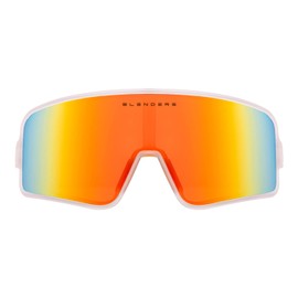 Blenders Eyewear Eclipse – Polarized Sunglasses – Wrap-Around Lens – 100% UV Protection – Unisex – Saturn Cloud