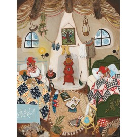 New York Puzzle Company - Loré Pemberton Stay Cozy - 1000 Piece Jigsaw Puzzle for Adults by Loré Pemberton