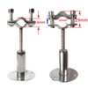 JENSWILL 2PCs Wall Mount Ceiling Pipe Support 304 Stainless Steel