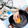 30 Pcs Plastic Dish Scrubbers Round Nylon Dish Scrubber Scouring