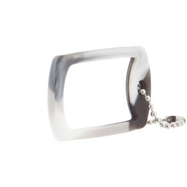 Nearsights Ruggedized Tactical Magnifier: Dog-tag Shape, Urban Camo Silicone Frame, +2.5 Lens