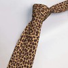 DORKEIXIA Leopard Print Animal Print Men'S Novelty Tie Necktie Neckties