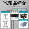 KNMIPJD Automatic Transfer Switch, 63A, Automatic Switching Between Mains, Generator