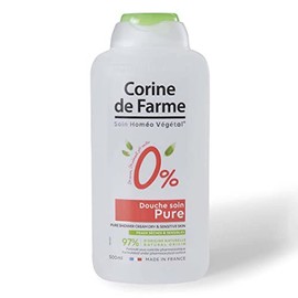 Corine de Farme Shower Care 0% - Dry & Sensitive Skin Neutral - No Soap - No Dyes - Gently Cleans - Does Not Dry Skin - Suitable Composition