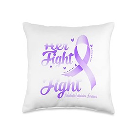 Her Fight Is My Fight Hidradenitis Suppurativa Awareness Throw Pillow, 16x16, Multicolor
