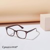 Cyxus 8082X29BAG Fashion Glasses, Unisex, Storage Bag, Wellington Frame, Clear