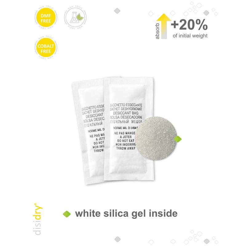 50 silica gel 3 grams non-woven fabric bags - Desiccant