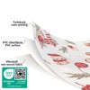 ANRO Oilcloth Tablecloth Christmas Tablecloth Washable Oilcloth Christmas Tablecloth Christmas