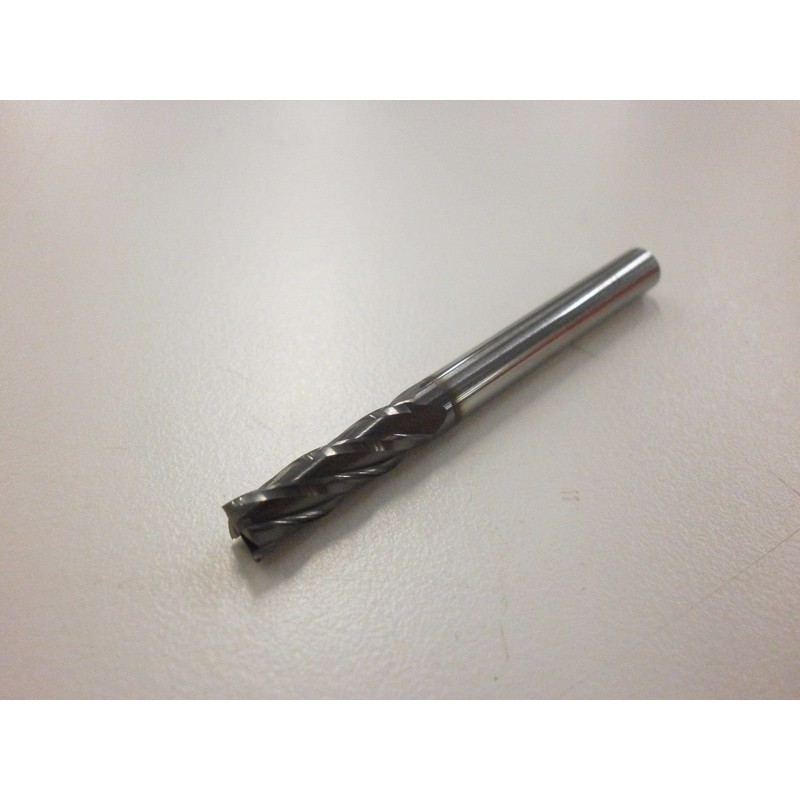 10pc) 3/16" YG1 Generic Solid Carbide End Mill TiAlN Coated