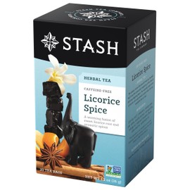 Stash Tea Licorice Spice Herbal Tea, 6 Boxes With 20 Tea Bags Each (120 Tea Bags Total)