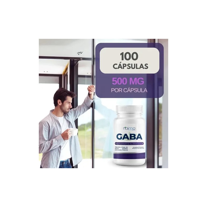 Gaba 500mg 100 Cápsulas Por Frasco