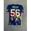 Lawrence Taylor Jersey Holographic Sticker Football Sports Card Theme