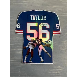 Lawrence Taylor Jersey Holographic Sticker Football Sports Card Theme