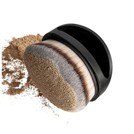 All Over Brush – Brocha ovalada multiusos para base, blush o contorno en crema | Fibras sintéticas ultrasuaves | Brocha de maquillaje multiusos