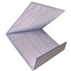 Pack of 100 Patient Record Cards in Blue - Closed