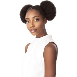 Outre Synthetic Quick Pony AFRO PUFF DUO SMALL (1B)