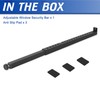 Wintcomfort Adjustable Window Security Bar, Heavy Duty Sliding Window Security