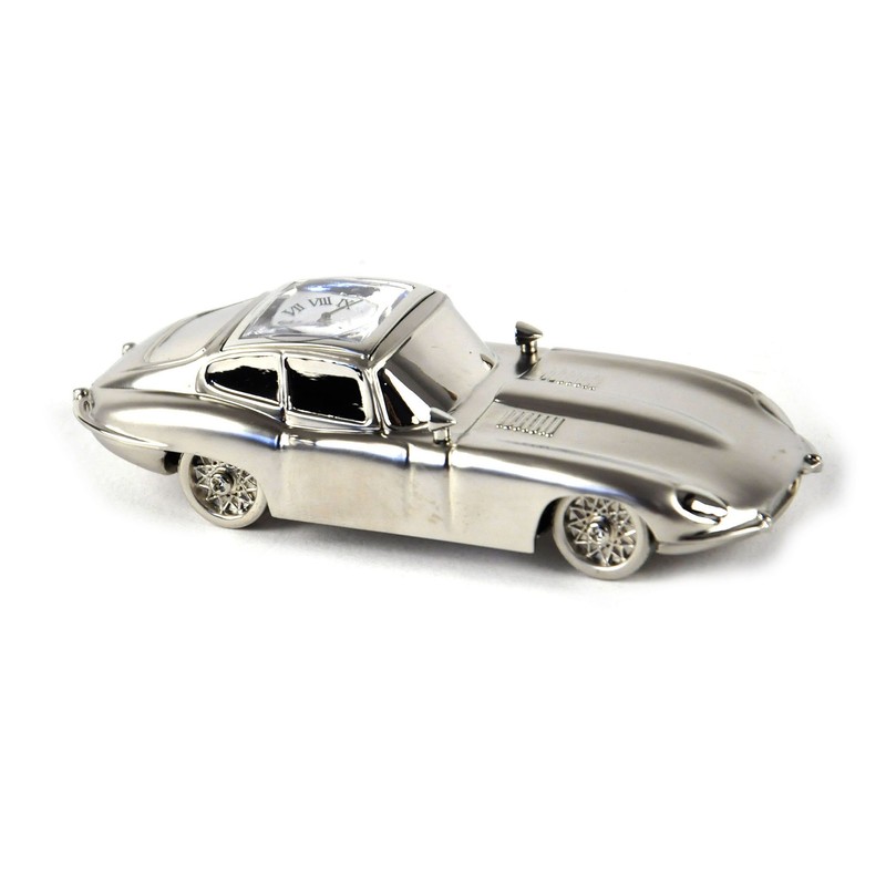 Miniature E Type Sports Car Novelty Quartz Movement Collectors Clock