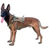 IronSeals Tactical Service Dog Vest Harness Patrol Molle Dog Harness