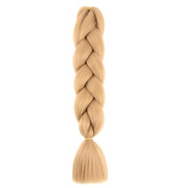 Braiding Hair Light Brown Kanekalon Braid Hair Extensions for Box Braids Hot Water Setting High Temperature Synthetic Fiber (27#-1Pack)