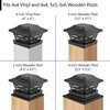 Davinci Lighting Renaissance Solar Outdoor Post Cap Lights - Includes