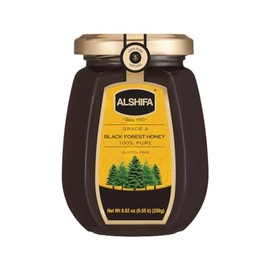 ALSHIFA Black Forest Honey 8.81oz (250g) | Pack of 1 | Mono-floral Honey | Unique Taste Sweetener | No Added Sugar | Glass Bottle