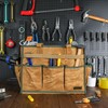 Tool Bag Organizer with 6 Pockets and Handle, Durable Waxed