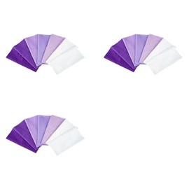 21Pcs Square Twill Cotton Fabric Solid Color Cotton Fabric for DIY Crafts Sewing, 20cmx20cm, Purple