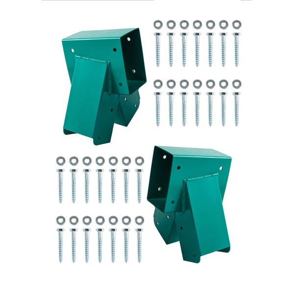 HANDYGO Swing Set Brackets - Heavy Duty Steel Kit, 2
