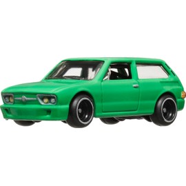 Hot Wheels Premium Car Culture Collectible Toy Car, 1:64 Scale Die-Cast VW Brasilia T9678, World Tour Vehicle with Real Riders Tires