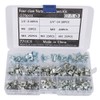 135pcs Carbon Steel Four Claw Nut Assortment Kit for Furniture